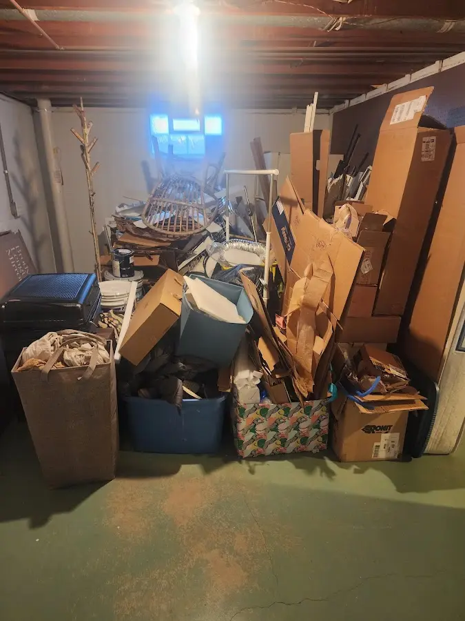 Roll-off dumpster container at job site for 8 Yard Dumpster Rental in Hobbs